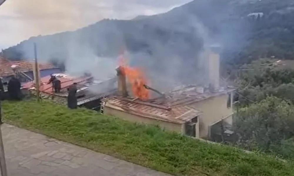 Υπό έλεγχο η φωτιά στο Ιερό Καλύβι της Ζωοδόχου Πηγής στο Άγιον Όρος